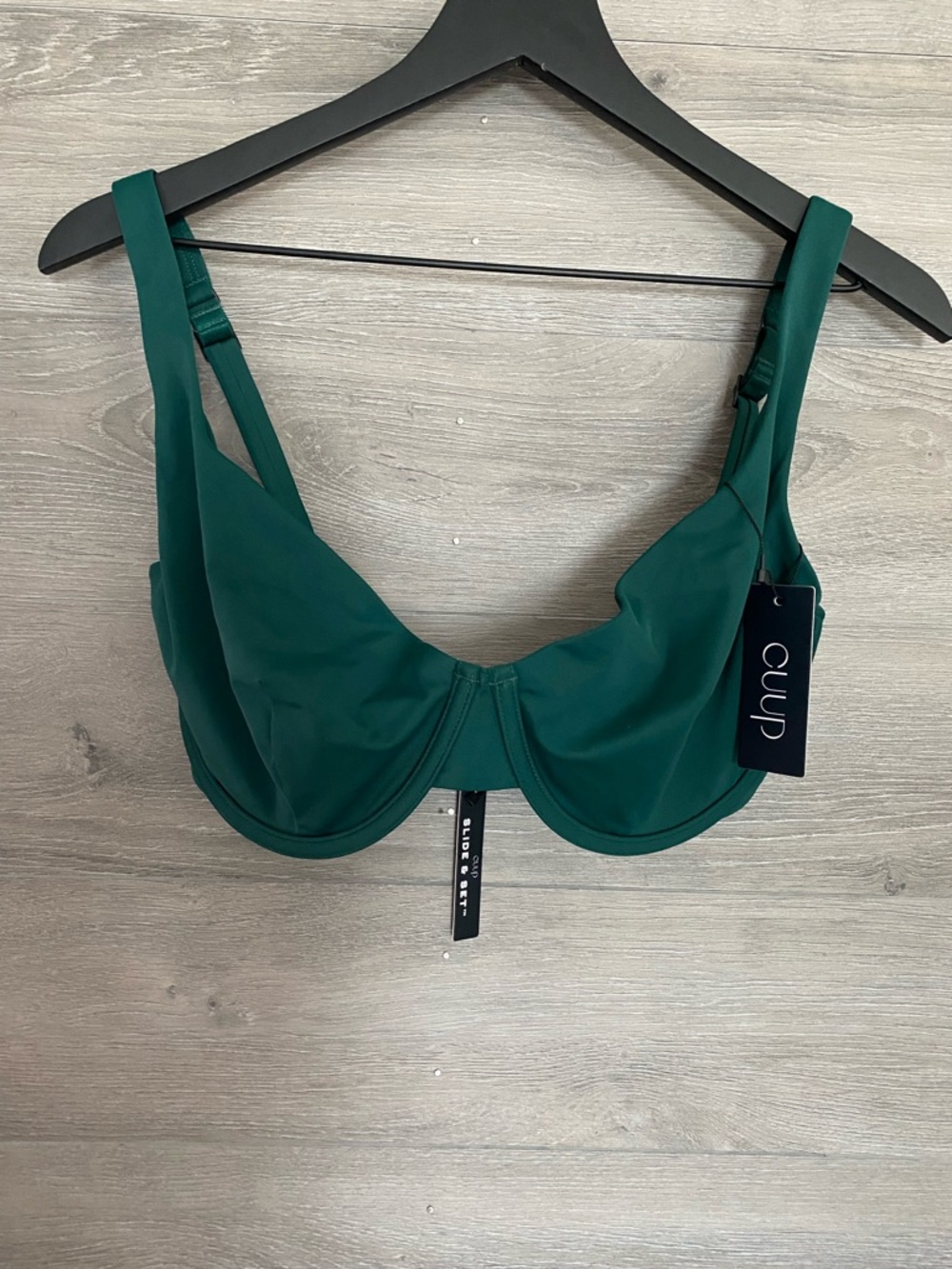 CUUP The Scoop Bikini Swim Top NWT 21
